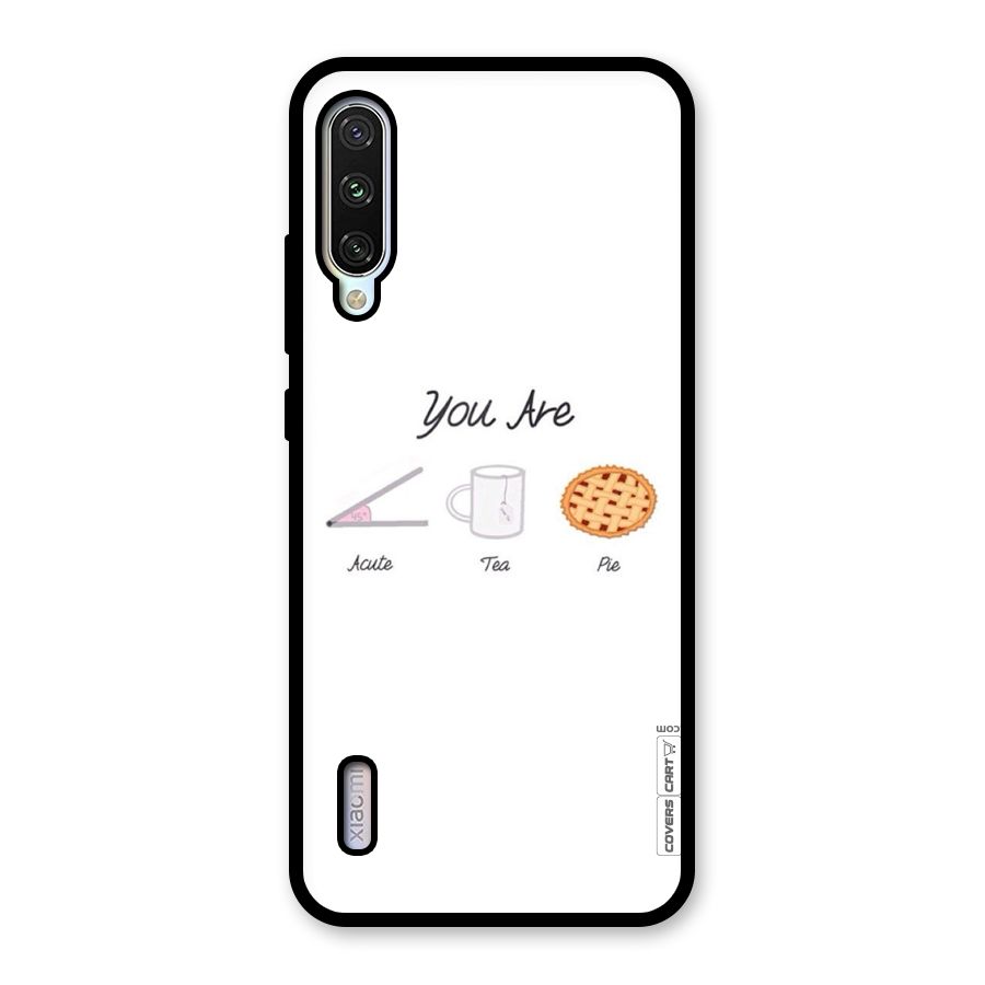 Acute Tea Pie Glass Back Case for Mi A3