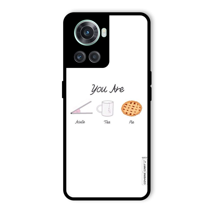 Acute Tea Pie Glass Back Case for OnePlus 10R