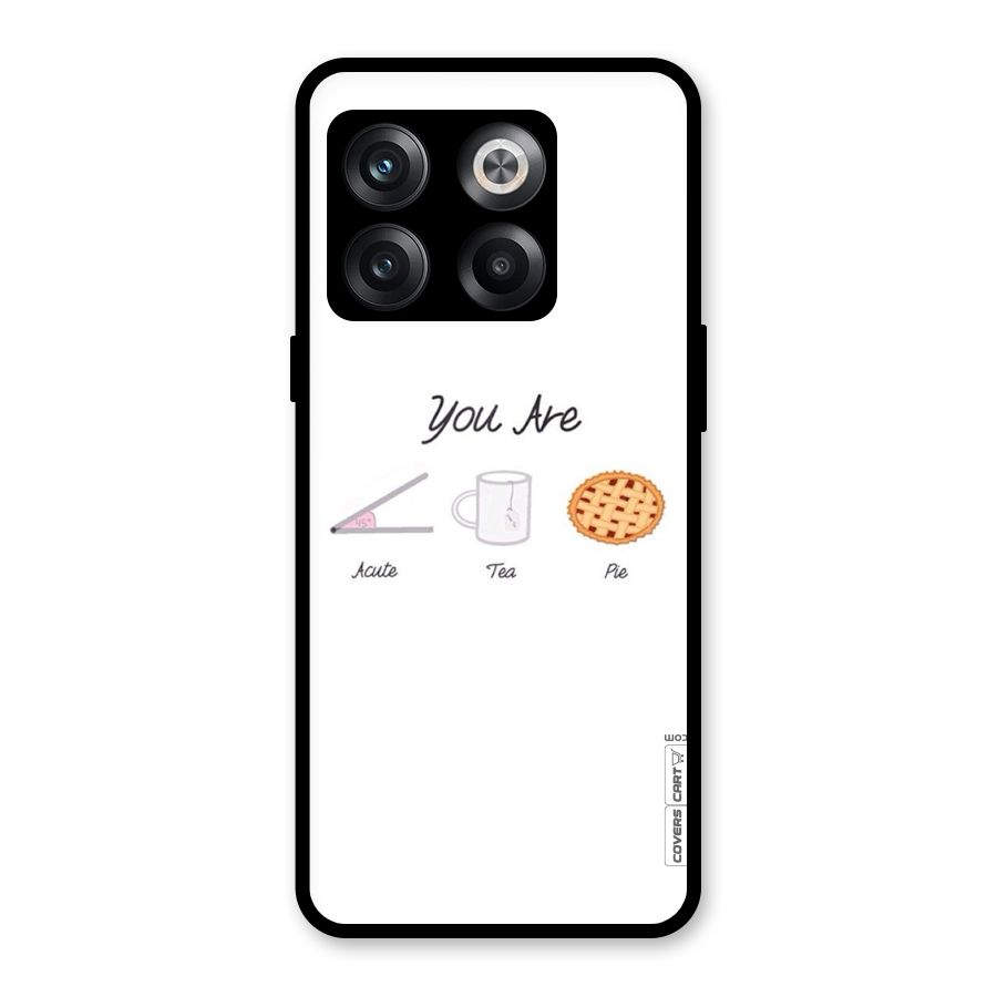 Acute Tea Pie Glass Back Case for OnePlus 10T