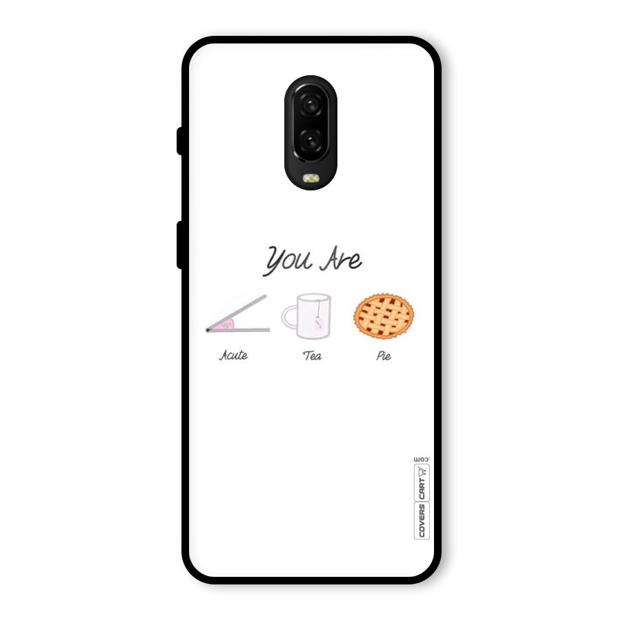 Acute Tea Pie Glass Back Case for OnePlus 6T