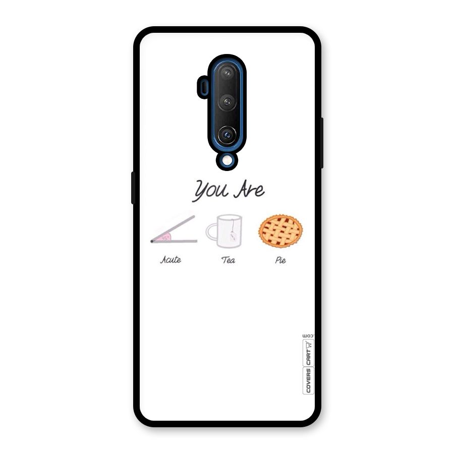 Acute Tea Pie Glass Back Case for OnePlus 7T Pro