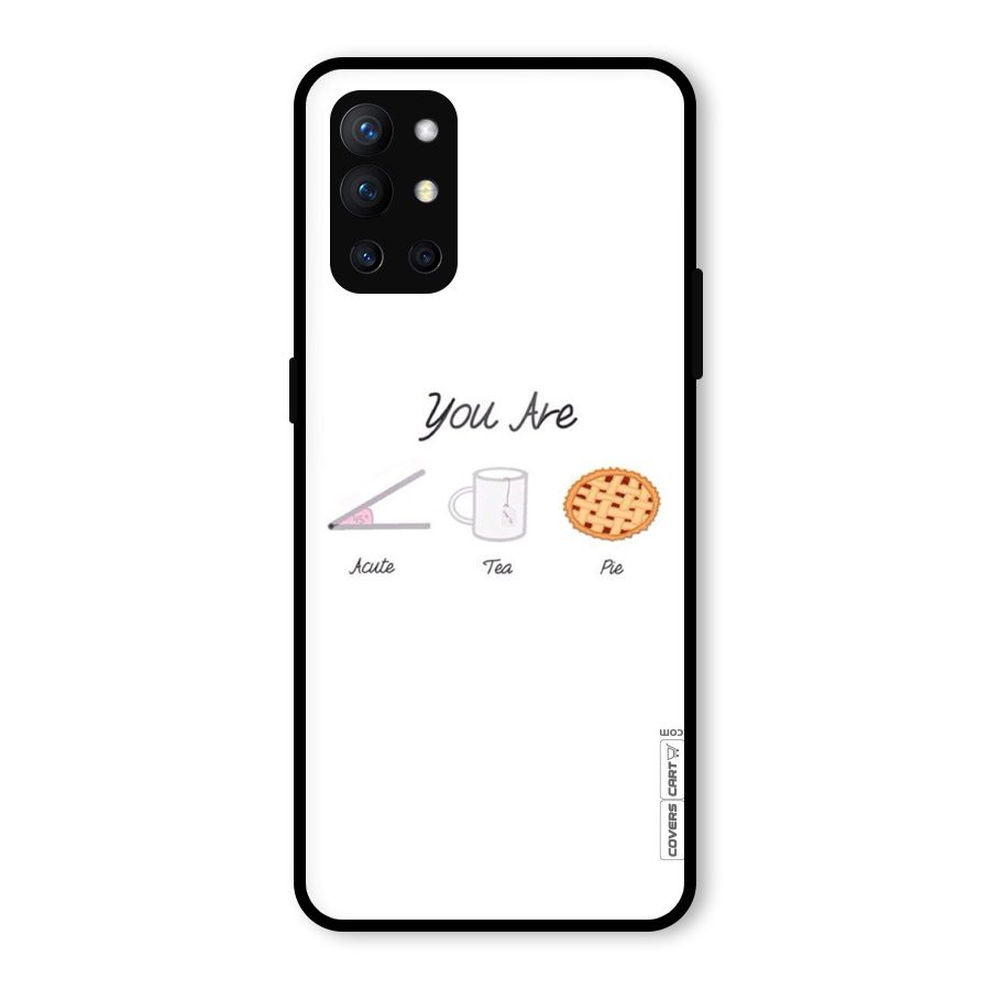 Acute Tea Pie Glass Back Case for OnePlus 9R