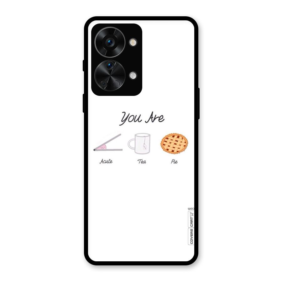 Acute Tea Pie Glass Back Case for OnePlus Nord 2T