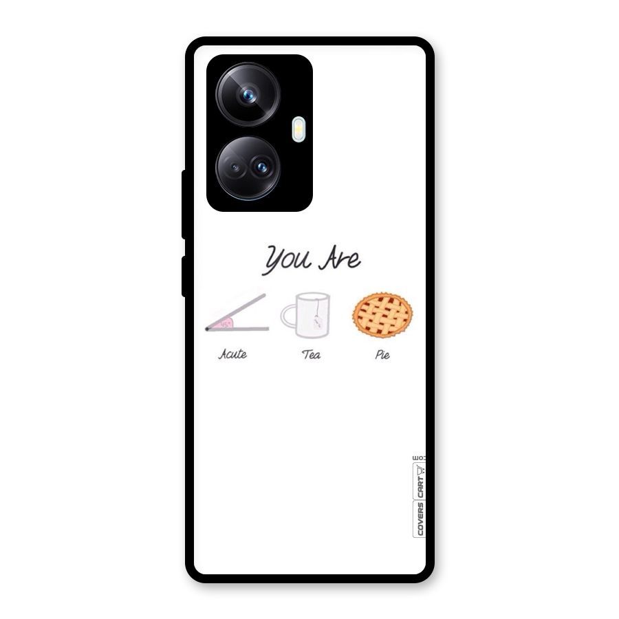 Acute Tea Pie Glass Back Case for Realme 10 Pro Plus