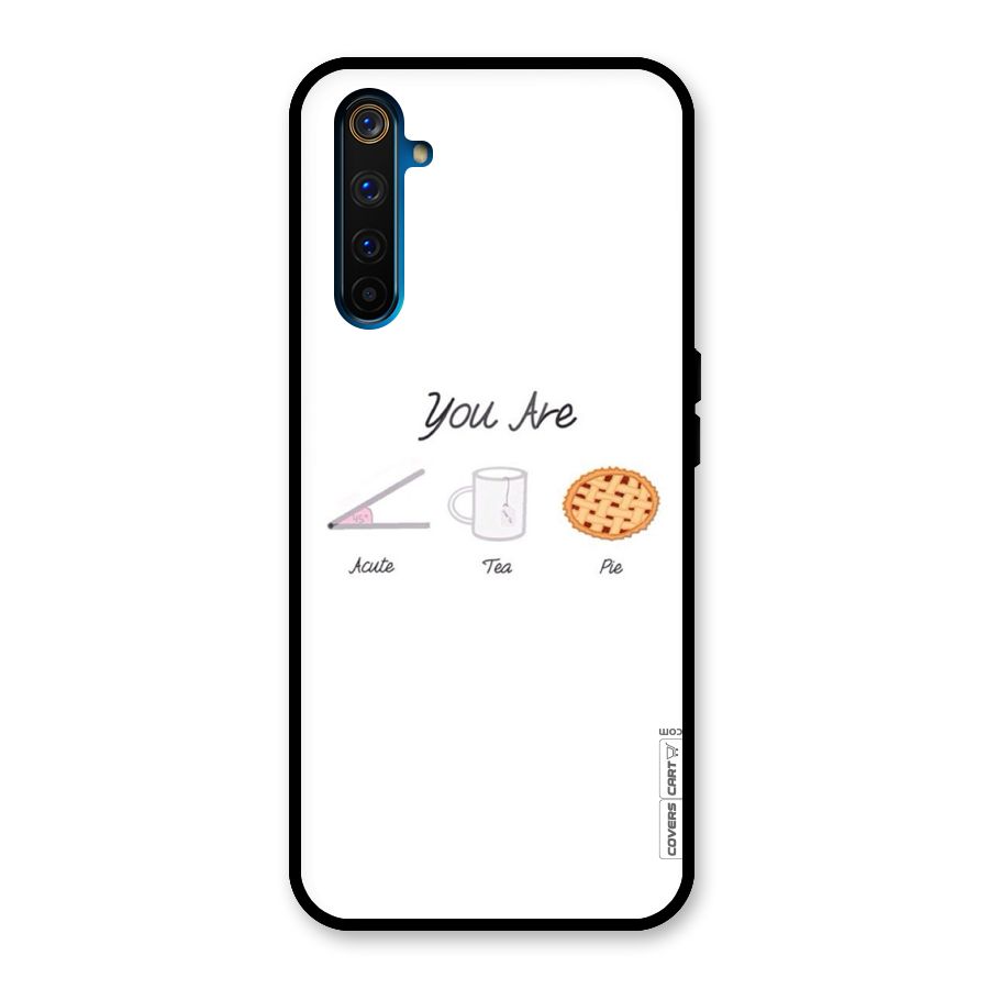 Acute Tea Pie Glass Back Case for Realme 6 Pro