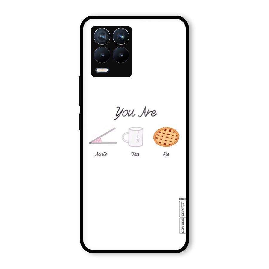 Acute Tea Pie Glass Back Case for Realme 8 Pro