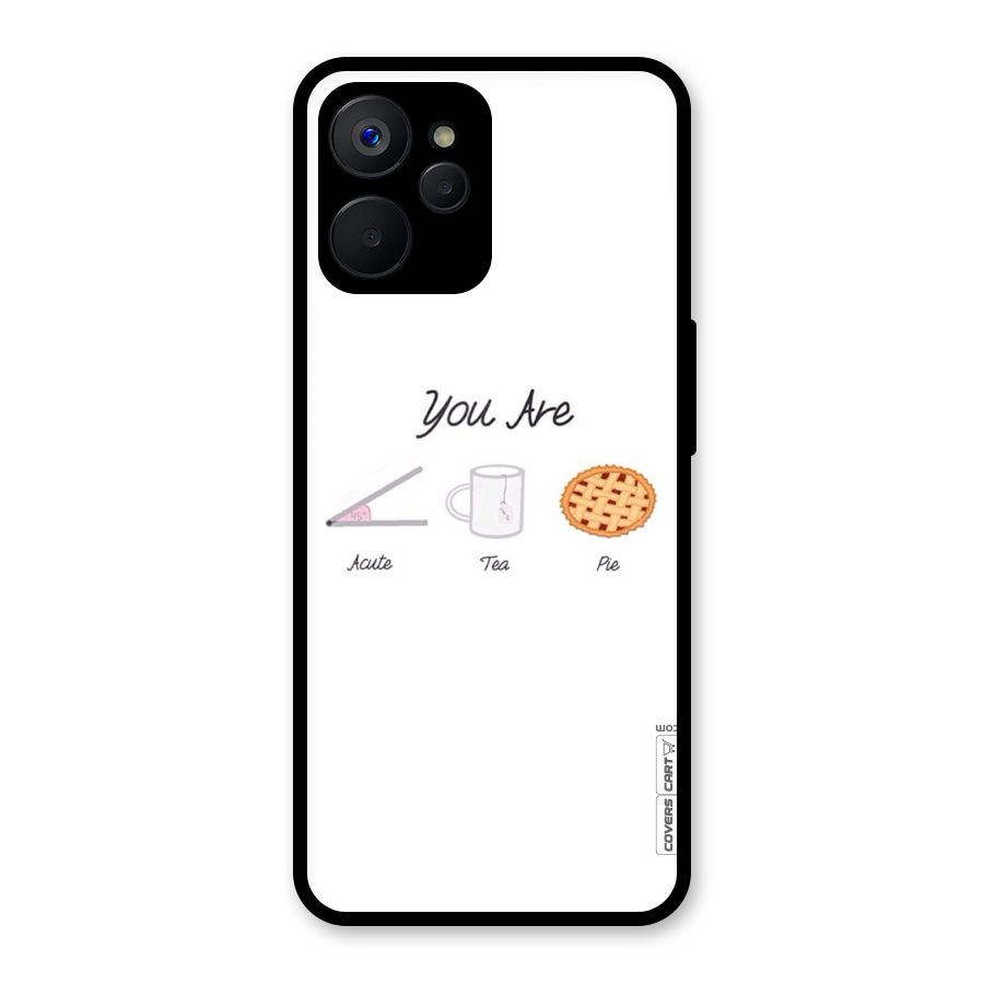 Acute Tea Pie Glass Back Case for Realme 9i 5G