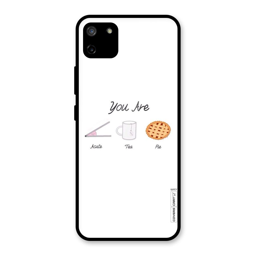 Acute Tea Pie Glass Back Case for Realme C11