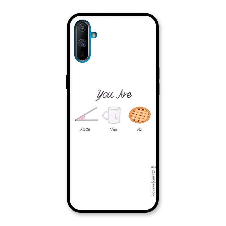 Acute Tea Pie Glass Back Case for Realme C3