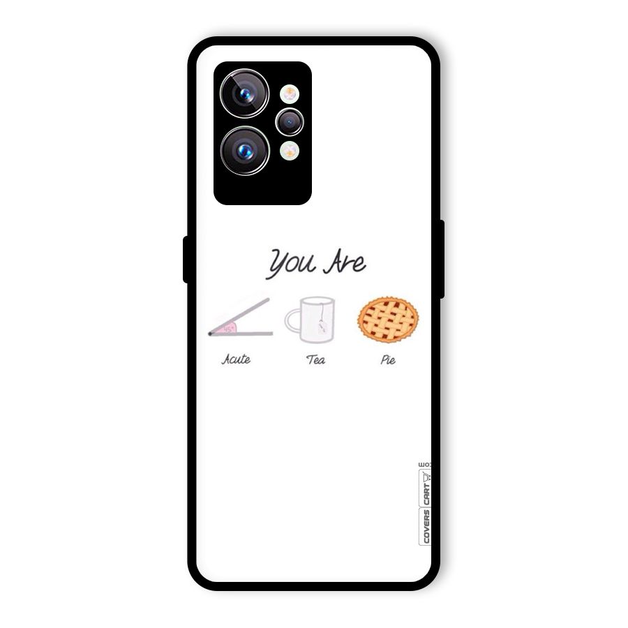 Acute Tea Pie Glass Back Case for Realme GT2 Pro