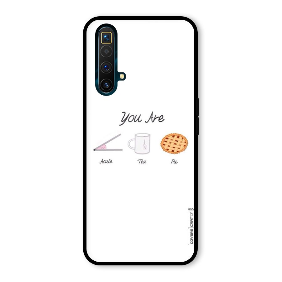 Acute Tea Pie Glass Back Case for Realme X3