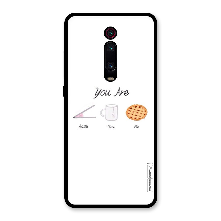 Acute Tea Pie Glass Back Case for Redmi K20 Pro