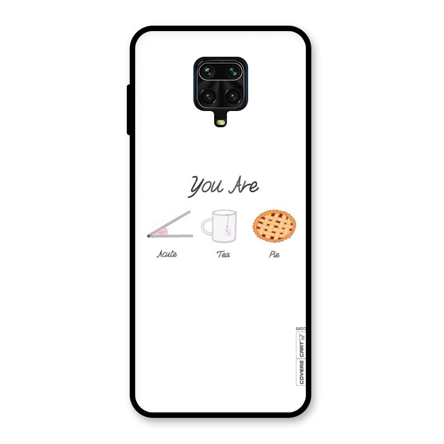 Acute Tea Pie Glass Back Case for Redmi Note 10 Lite