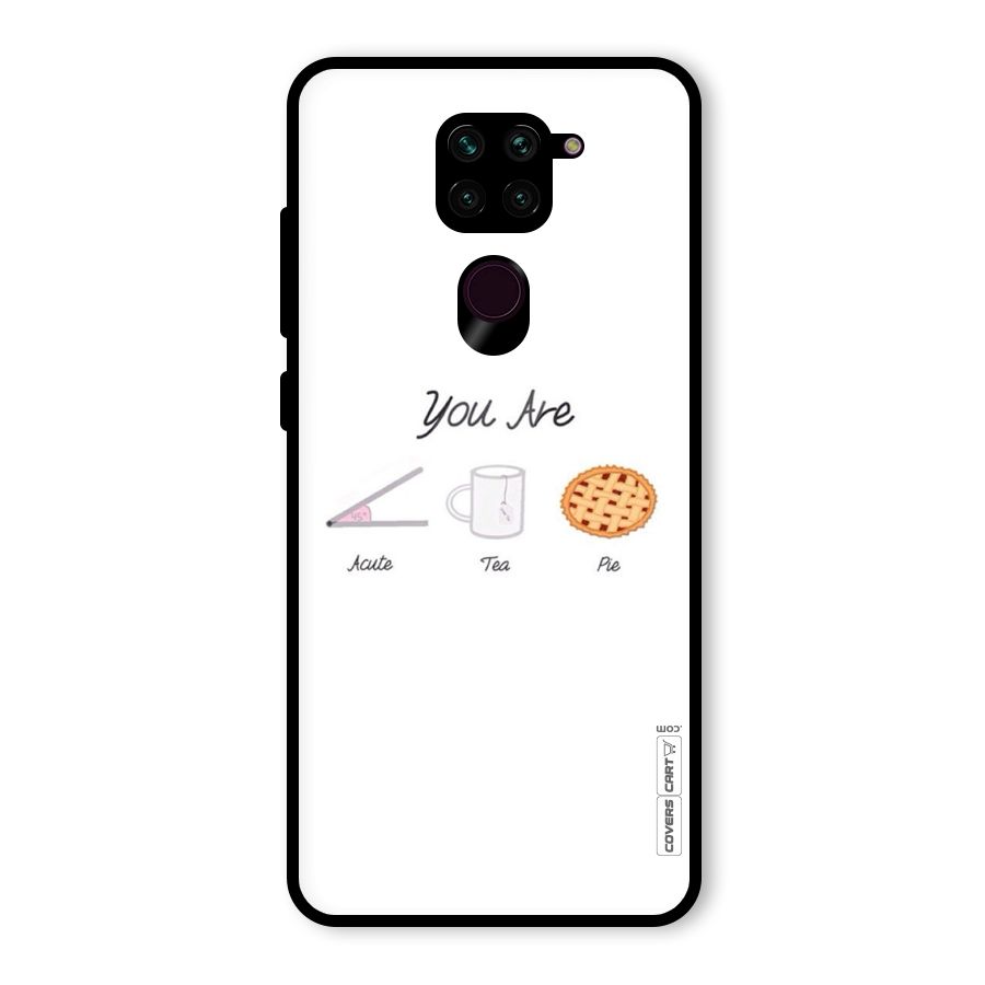 Acute Tea Pie Glass Back Case for Redmi Note 9