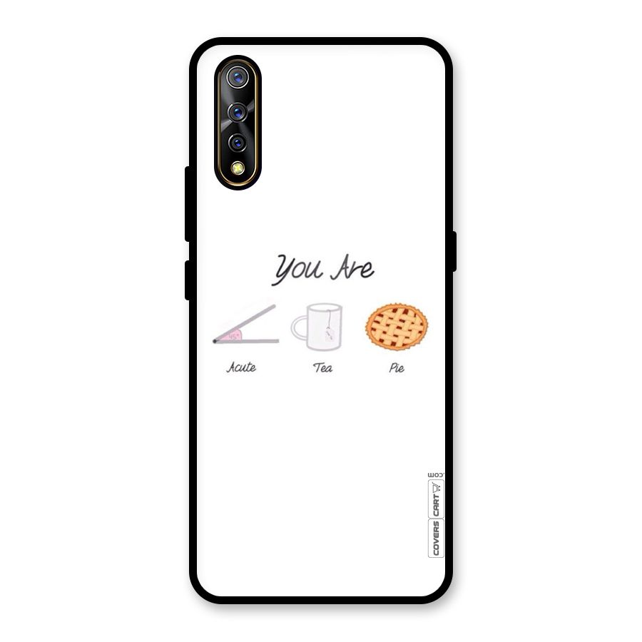 Acute Tea Pie Glass Back Case for Vivo S1