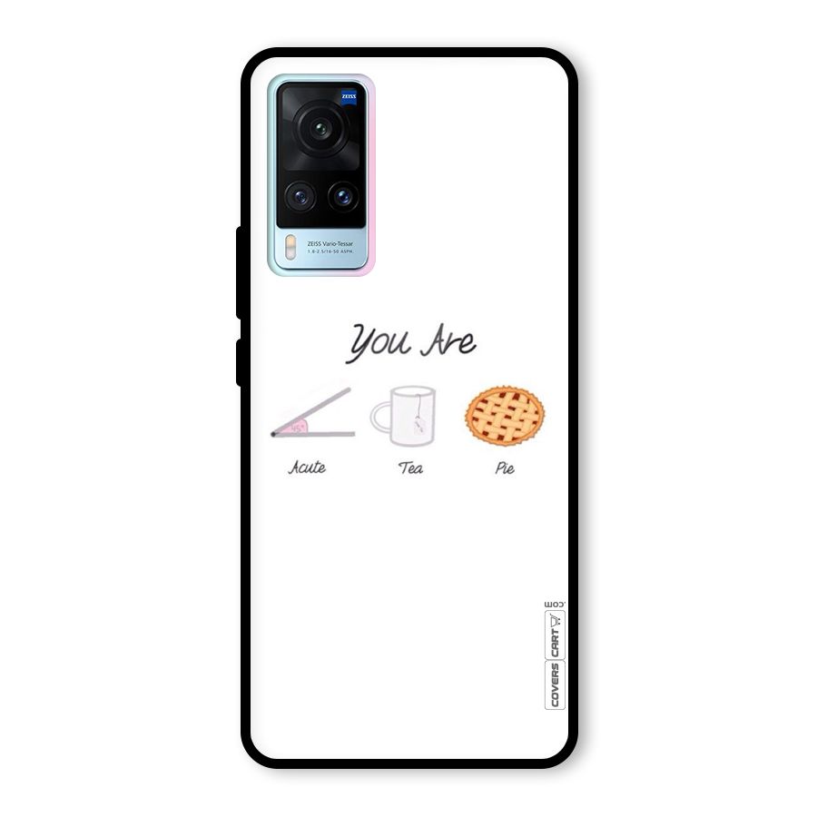 Acute Tea Pie Glass Back Case for Vivo X60