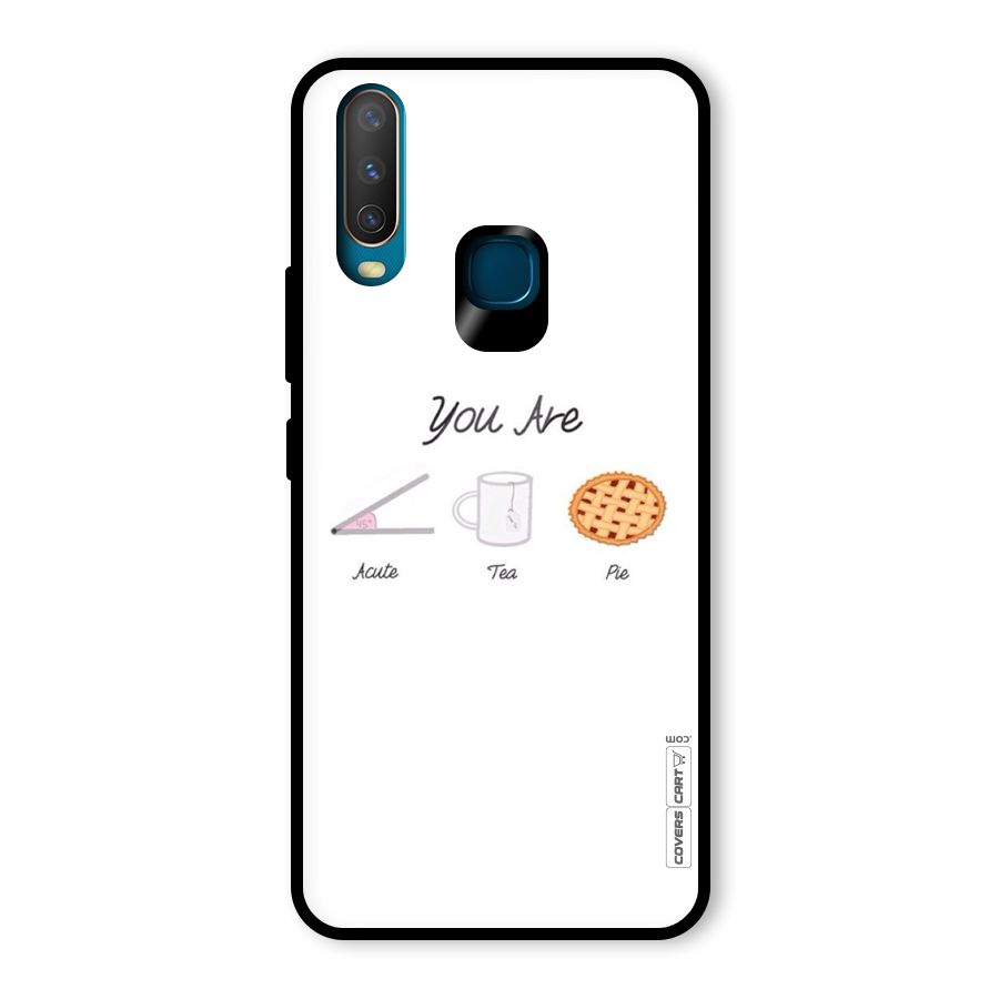 Acute Tea Pie Glass Back Case for Vivo Y15