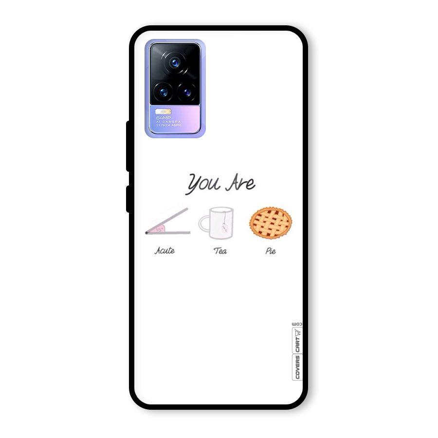 Acute Tea Pie Glass Back Case for Vivo Y73