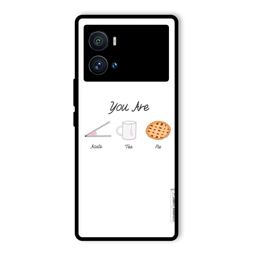 Acute Tea Pie Glass Back Case for Vivo iQOO 9 Pro