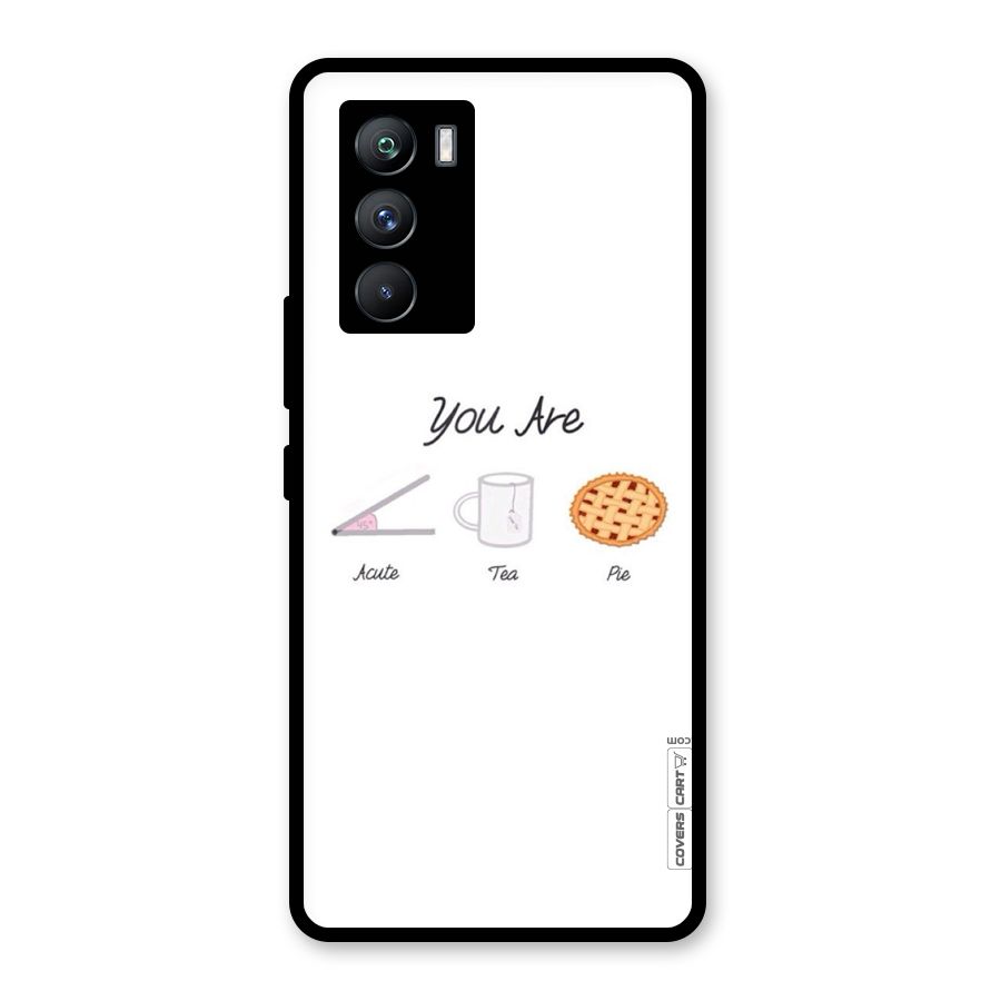 Acute Tea Pie Glass Back Case for Vivo iQOO 9 SE