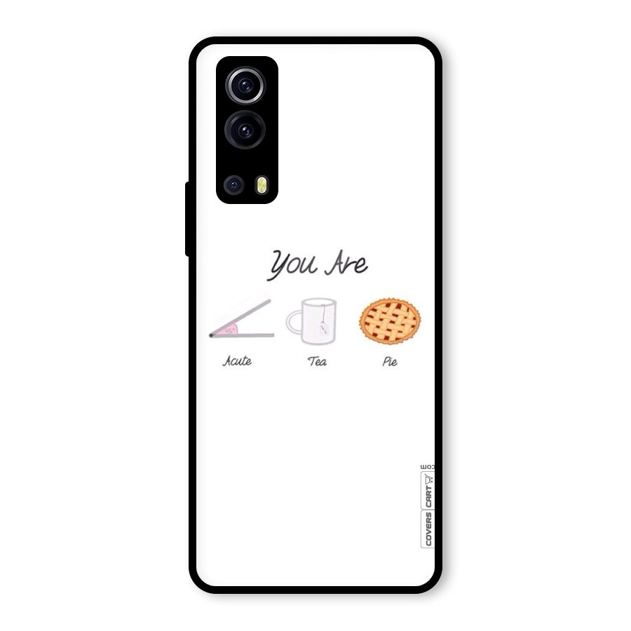 Acute Tea Pie Glass Back Case for Vivo iQOO Z3