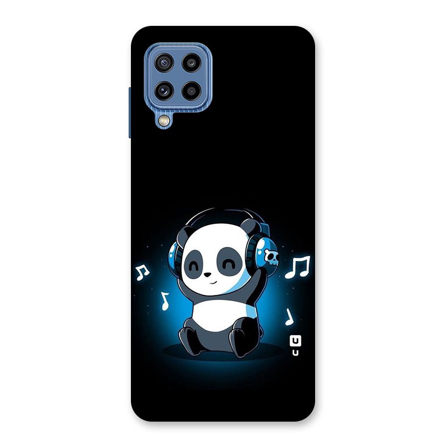 Adorable Panda Enjoying Music Back Case for Galaxy M32