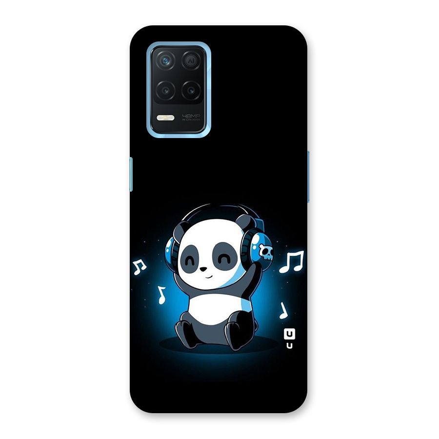 Adorable Panda Enjoying Music Back Case for Realme 8 5G