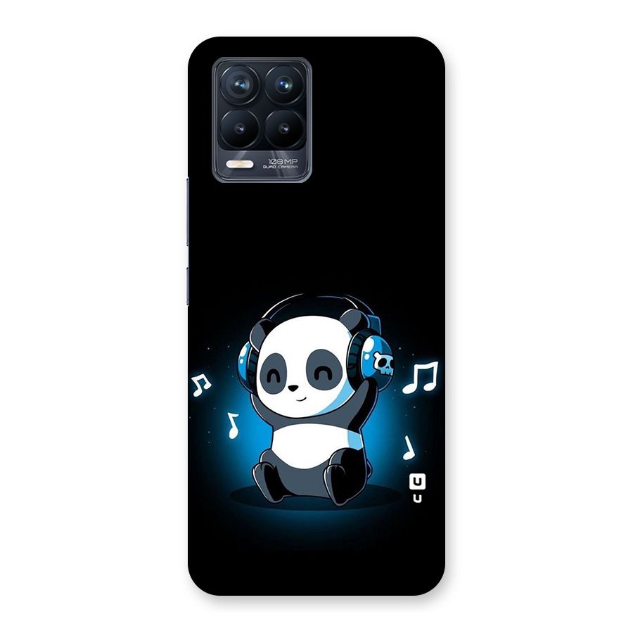 Adorable Panda Enjoying Music Back Case for Realme 8 Pro