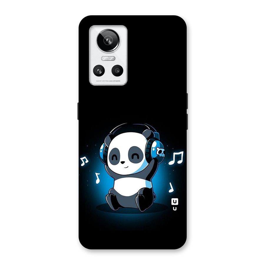 Adorable Panda Enjoying Music Back Case for Realme GT Neo 3