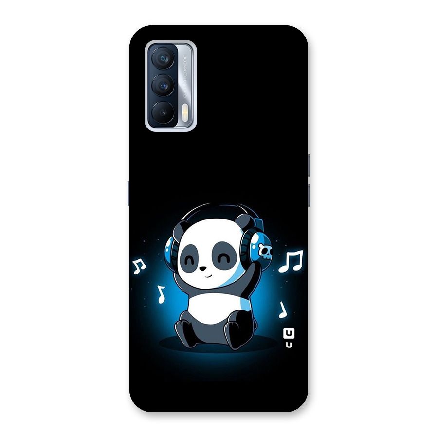 Adorable Panda Enjoying Music Back Case for Realme X7