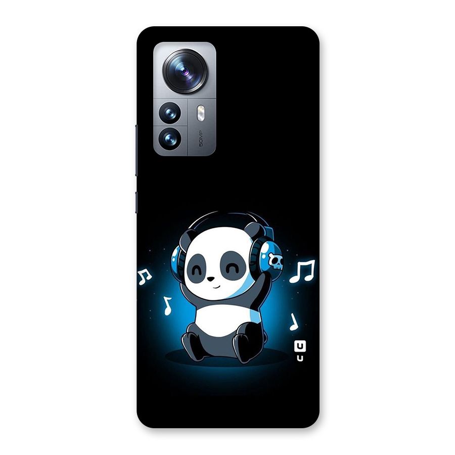 Adorable Panda Enjoying Music Back Case for Xiaomi 12 Pro