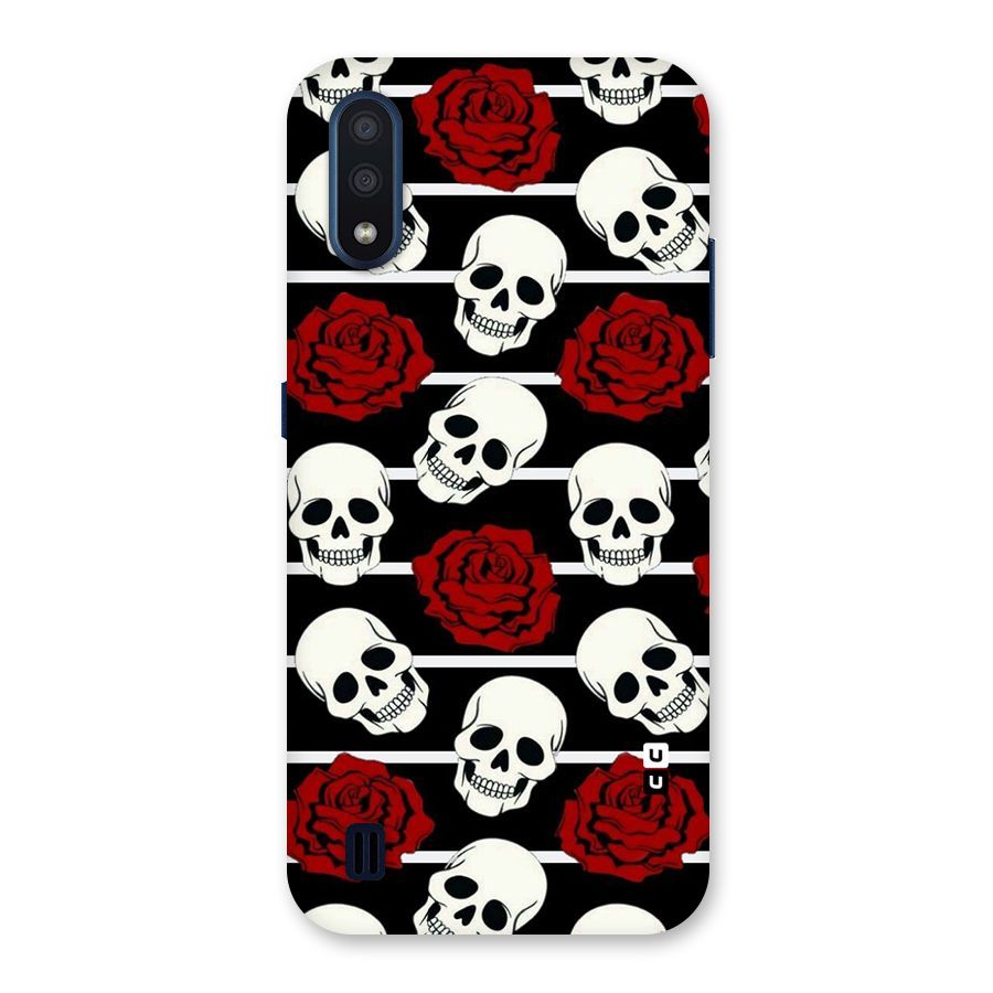 Adorable Skulls Back Case for Galaxy M01
