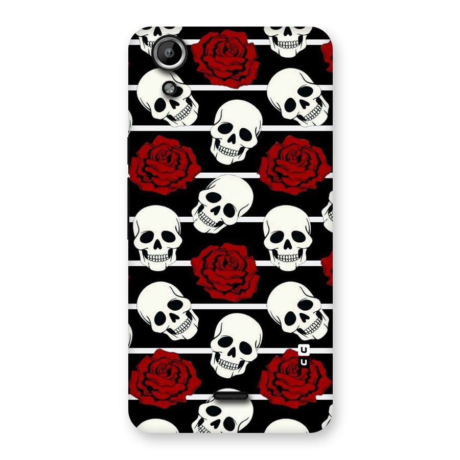 Adorable Skulls Back Case for Micromax Canvas Selfie Lens Q345