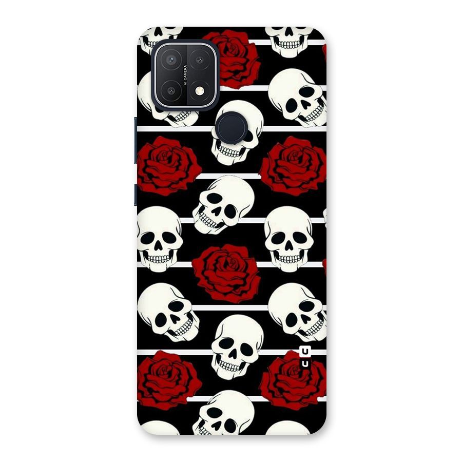 Adorable Skulls Back Case for Oppo A15s