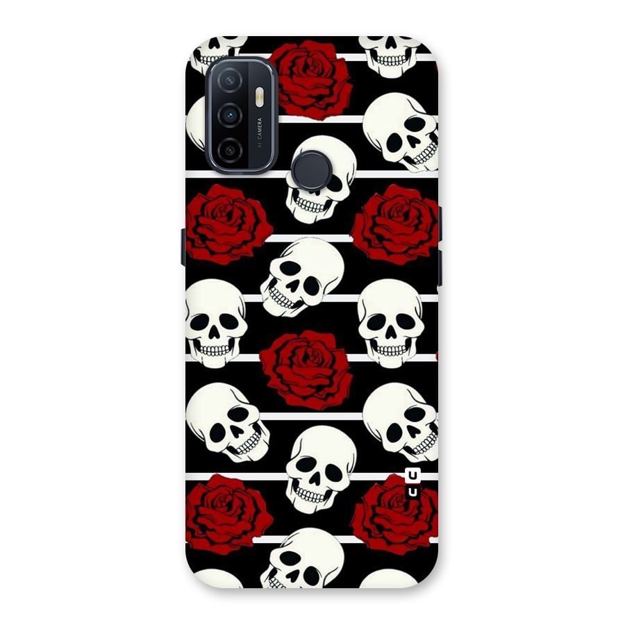 Adorable Skulls Back Case for Oppo A32