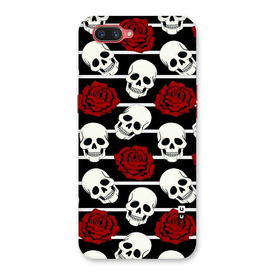 Adorable Skulls Back Case for Oppo A3s