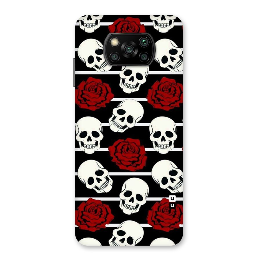 Adorable Skulls Back Case for Poco X3