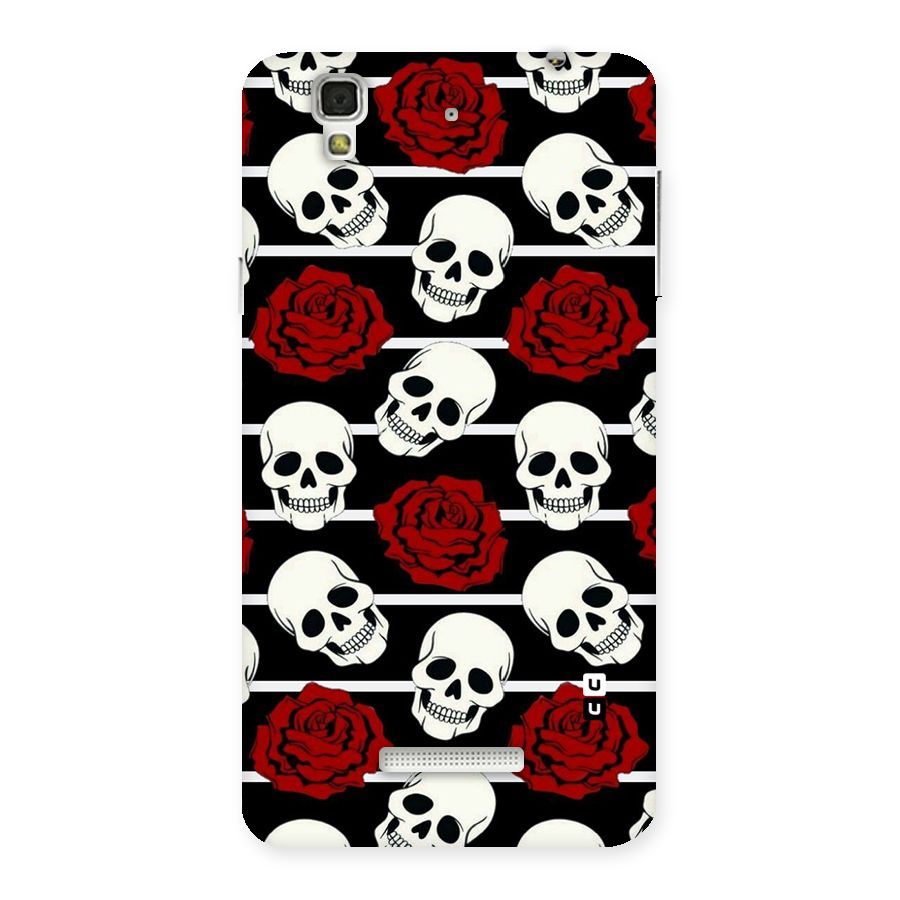 Adorable Skulls Back Case for YU Yureka Plus