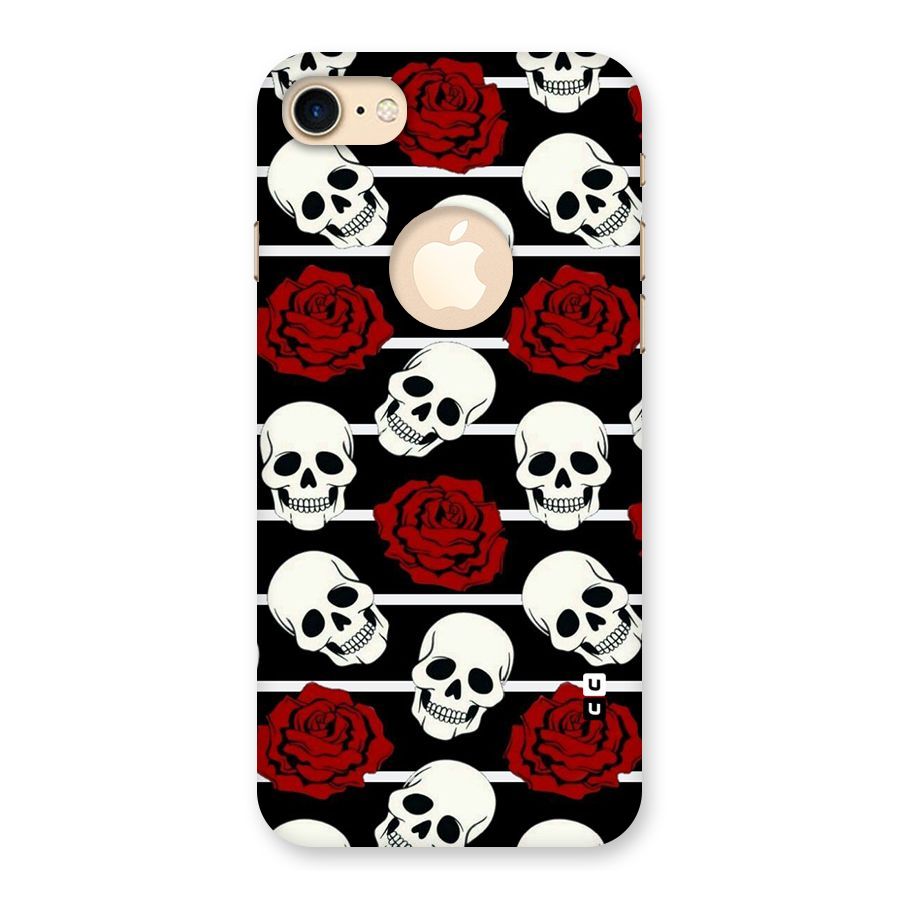 Adorable Skulls Back Case for iPhone 7 Logo Cut