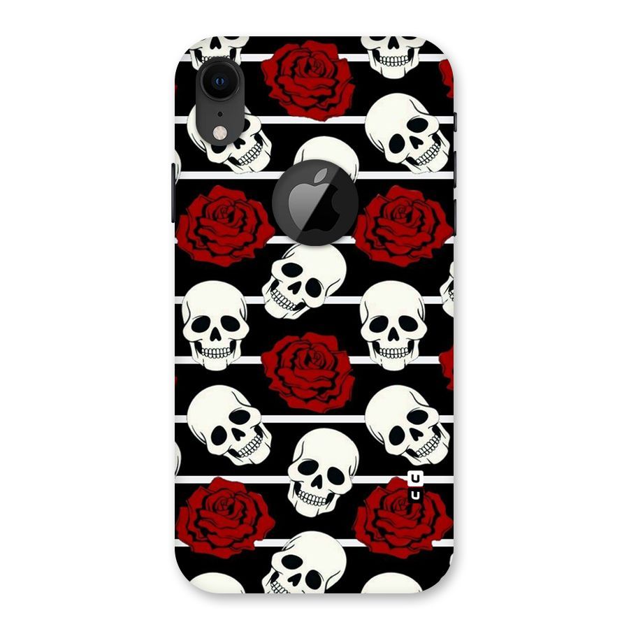 Adorable Skulls Back Case for iPhone XR Logo Cut