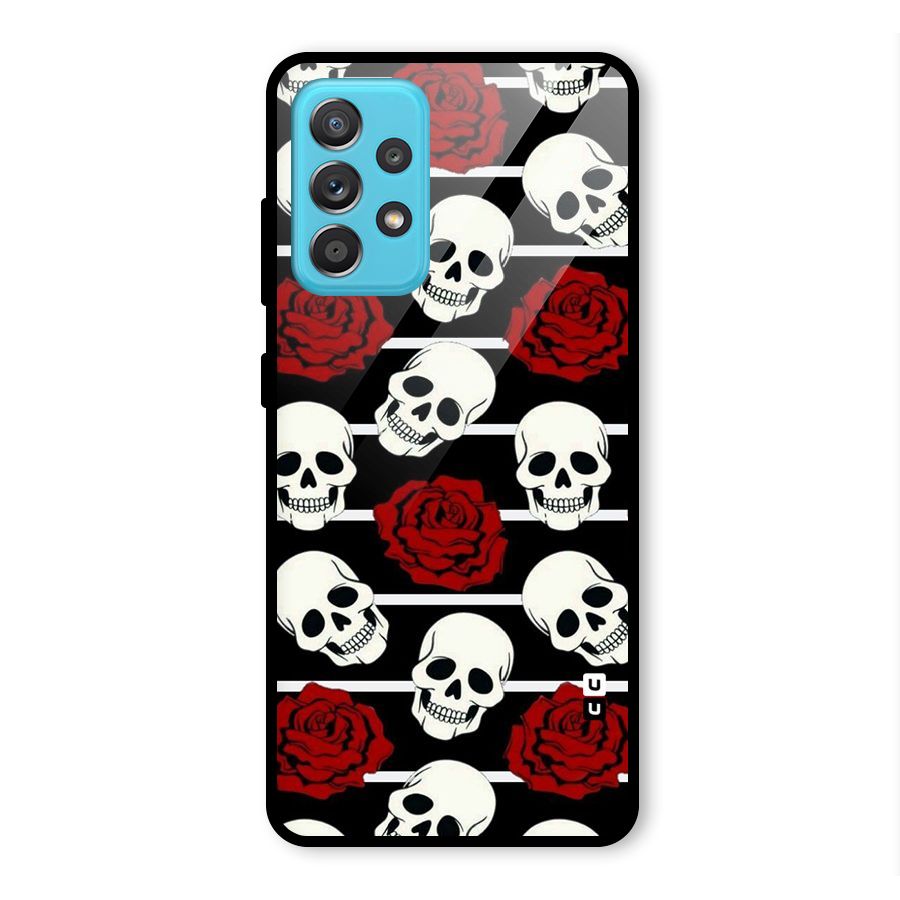 Adorable Skulls Glass Back Case for Galaxy A52s 5G