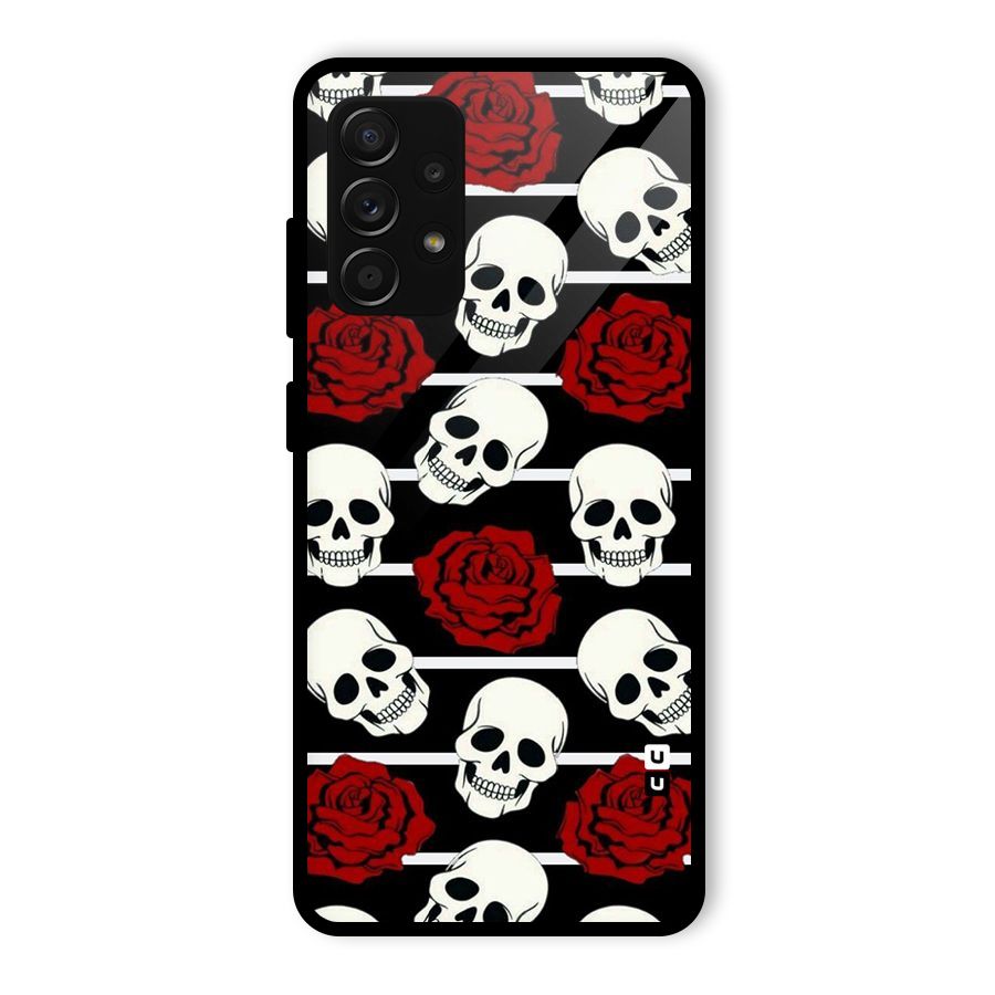 Adorable Skulls Glass Back Case for Galaxy A53 5G