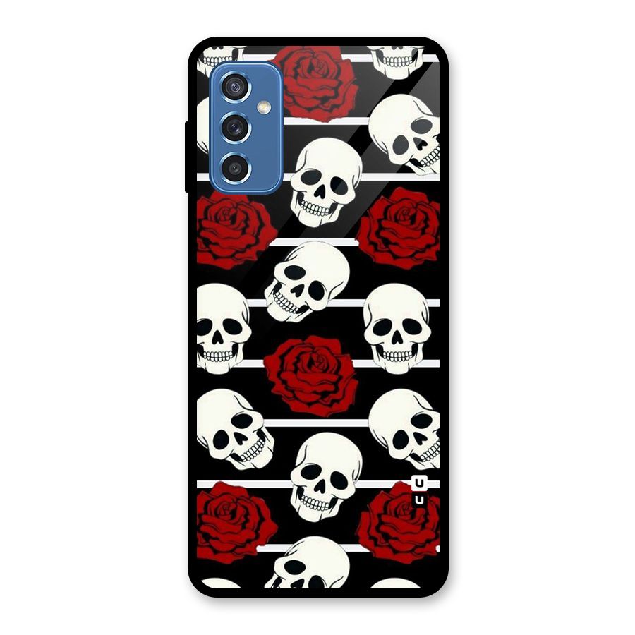 Adorable Skulls Glass Back Case for Galaxy M52 5G