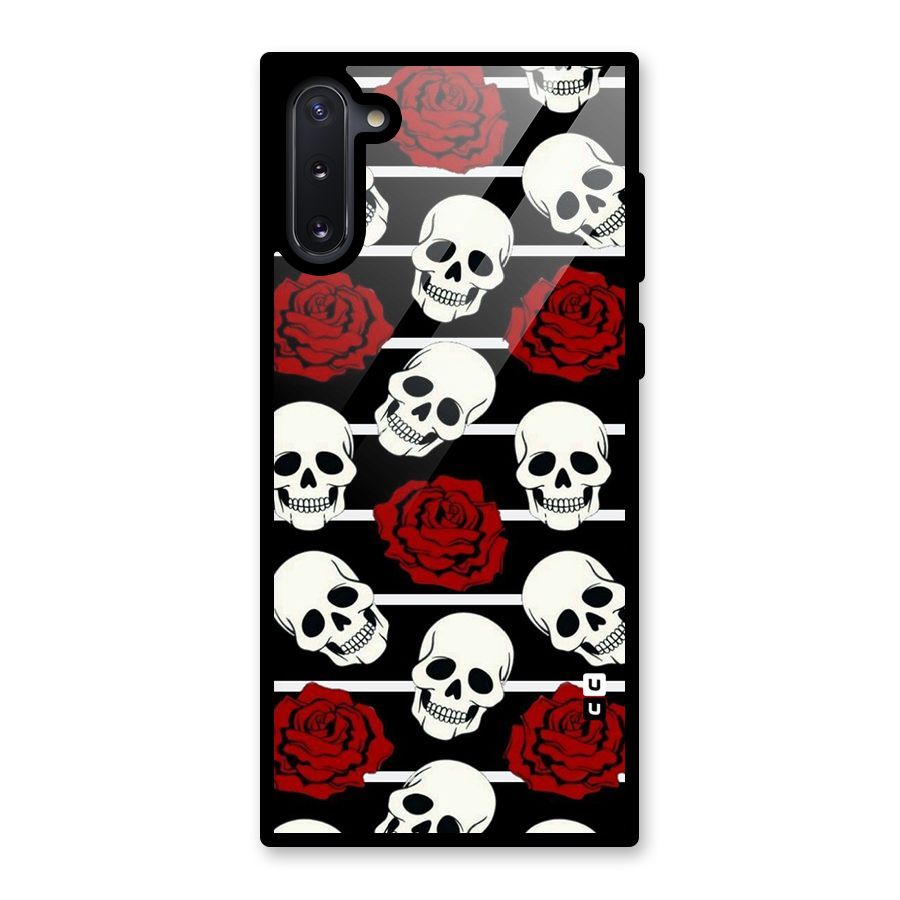 Adorable Skulls Glass Back Case for Galaxy Note 10