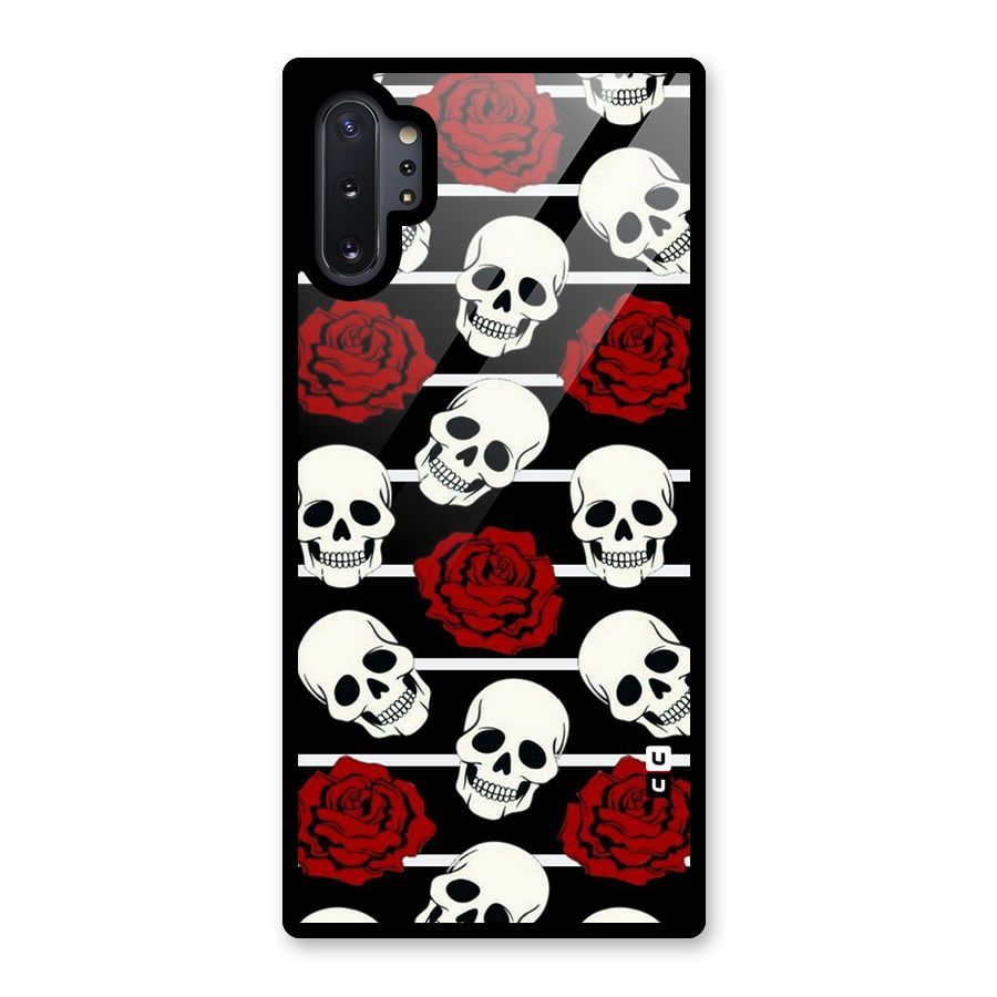 Adorable Skulls Glass Back Case for Galaxy Note 10 Plus
