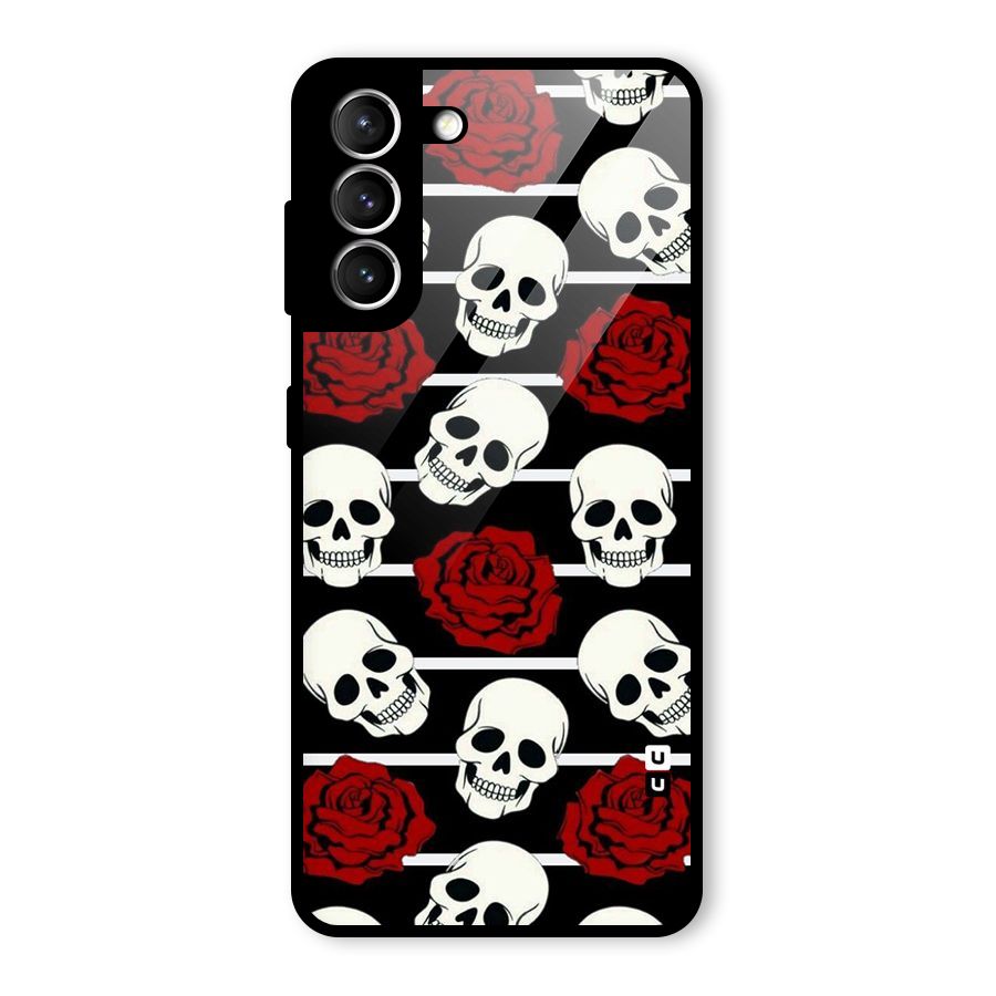 Adorable Skulls Glass Back Case for Galaxy S21 5G
