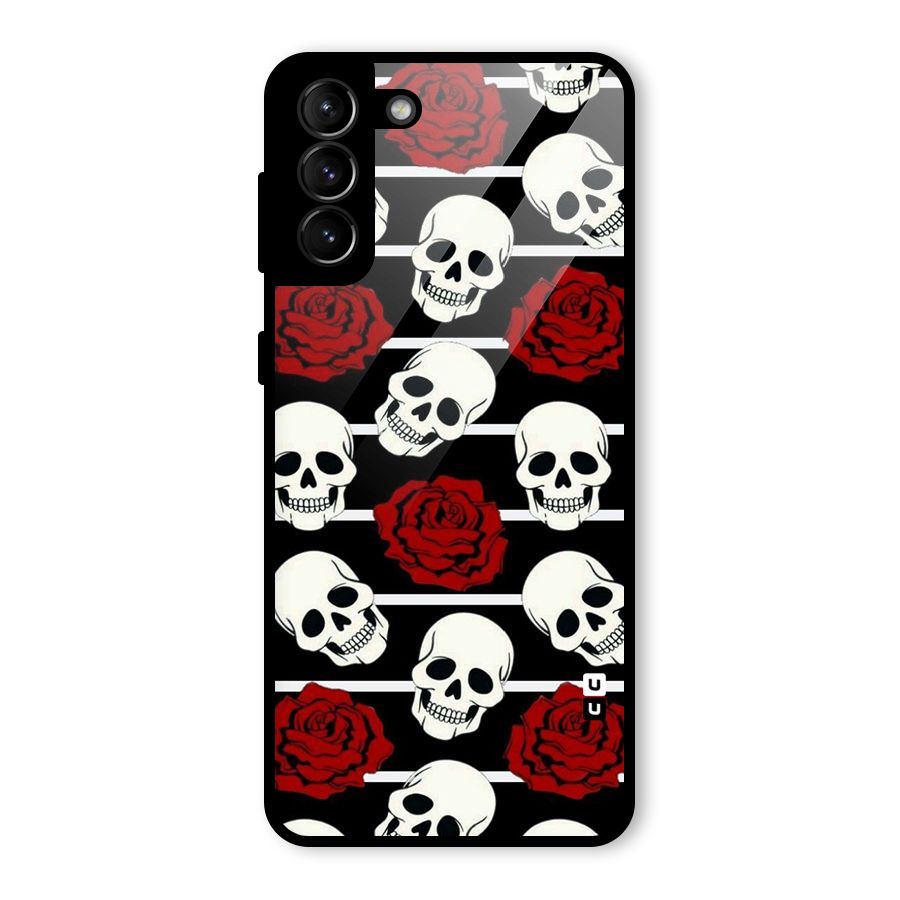 Adorable Skulls Glass Back Case for Galaxy S21 Plus