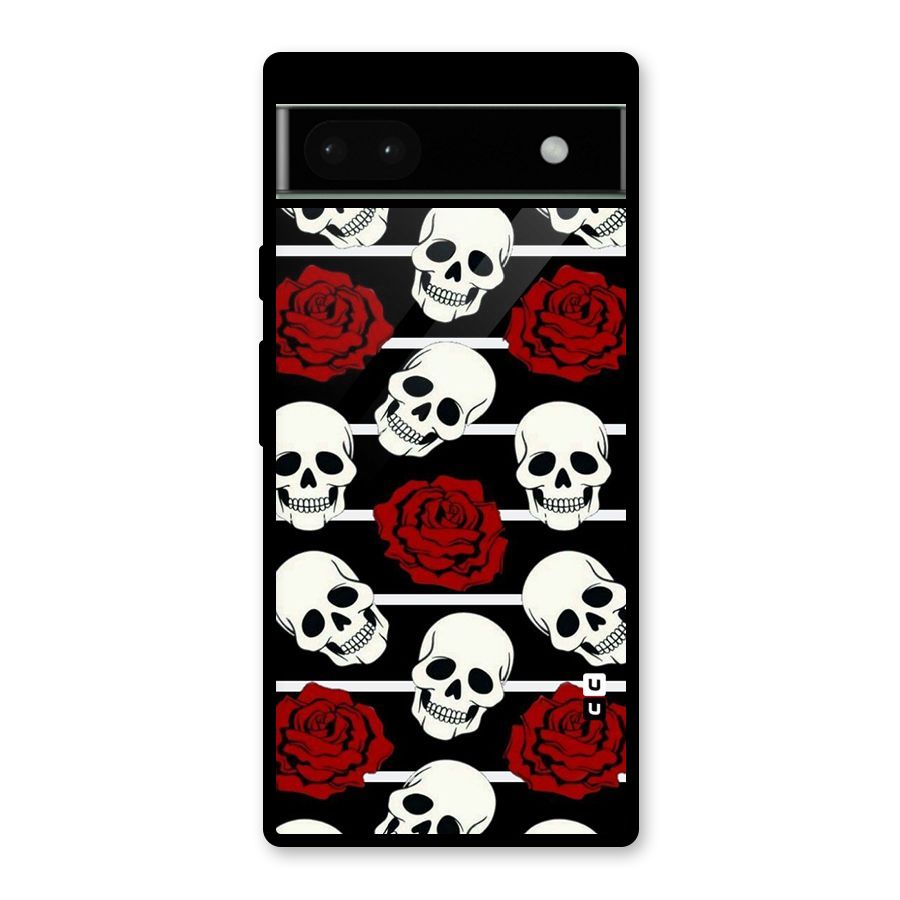 Adorable Skulls Glass Back Case for Google Pixel 6a