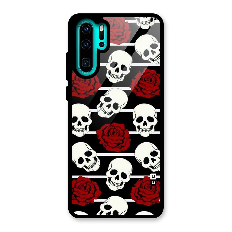 Adorable Skulls Glass Back Case for Huawei P30 Pro