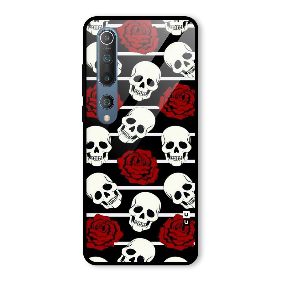 Adorable Skulls Glass Back Case for Mi 10